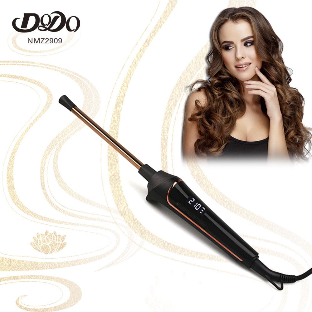 New 9Mm Square Sharp Ceramic Lcd Display Boucleur Curly Hair Machine  |   Hair & Body Care