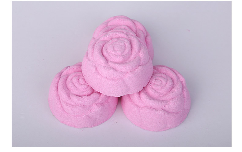 Oem Odm Rose Flower Natural Organic Kids Fizzy Bath Bombs Salt For Cleaning Long-Lasting Smell  |   Hair & Body Care