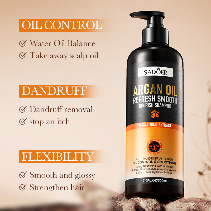 Shampoo Sadoer Forrest Gump Oil Refreshing, Smooth, Nourishing Shampoo, Smooth, And Dandruff Removing  |   Hair & Body Care